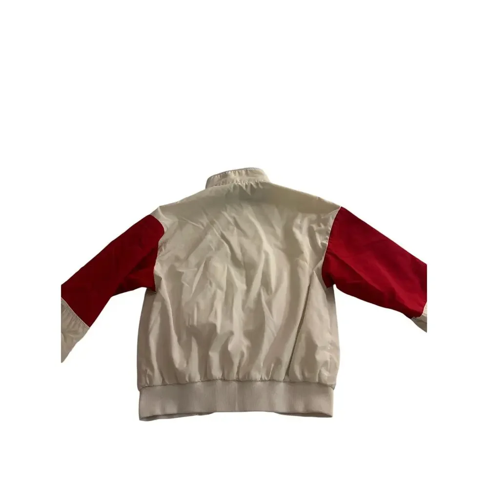 Vintage Dunbrooke Brunswick Max Bowling Jacket Mens M Red White Blue USA 80s